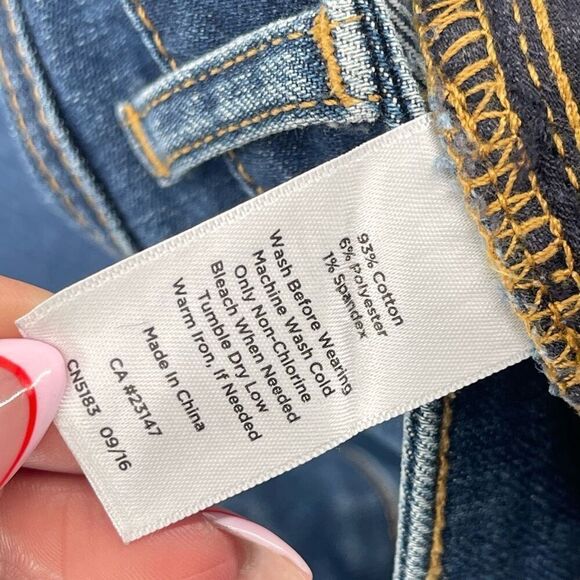 Talbots Women’s Medium Wash Flawless Five-Pocket Slim Ankle Denim Jeans Size 16W - Picture 14 of 15